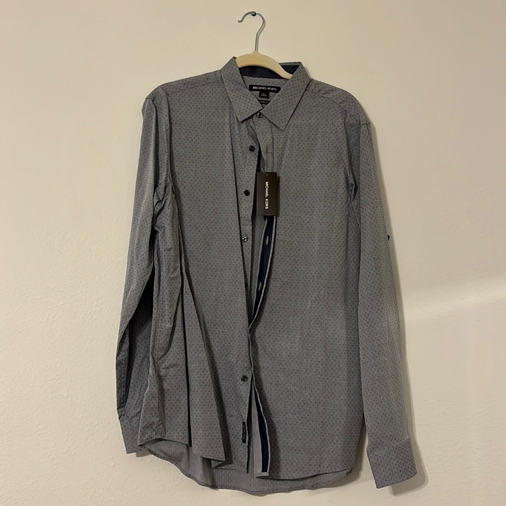 Michael Kors Men’s Long Sleeve Button Down
